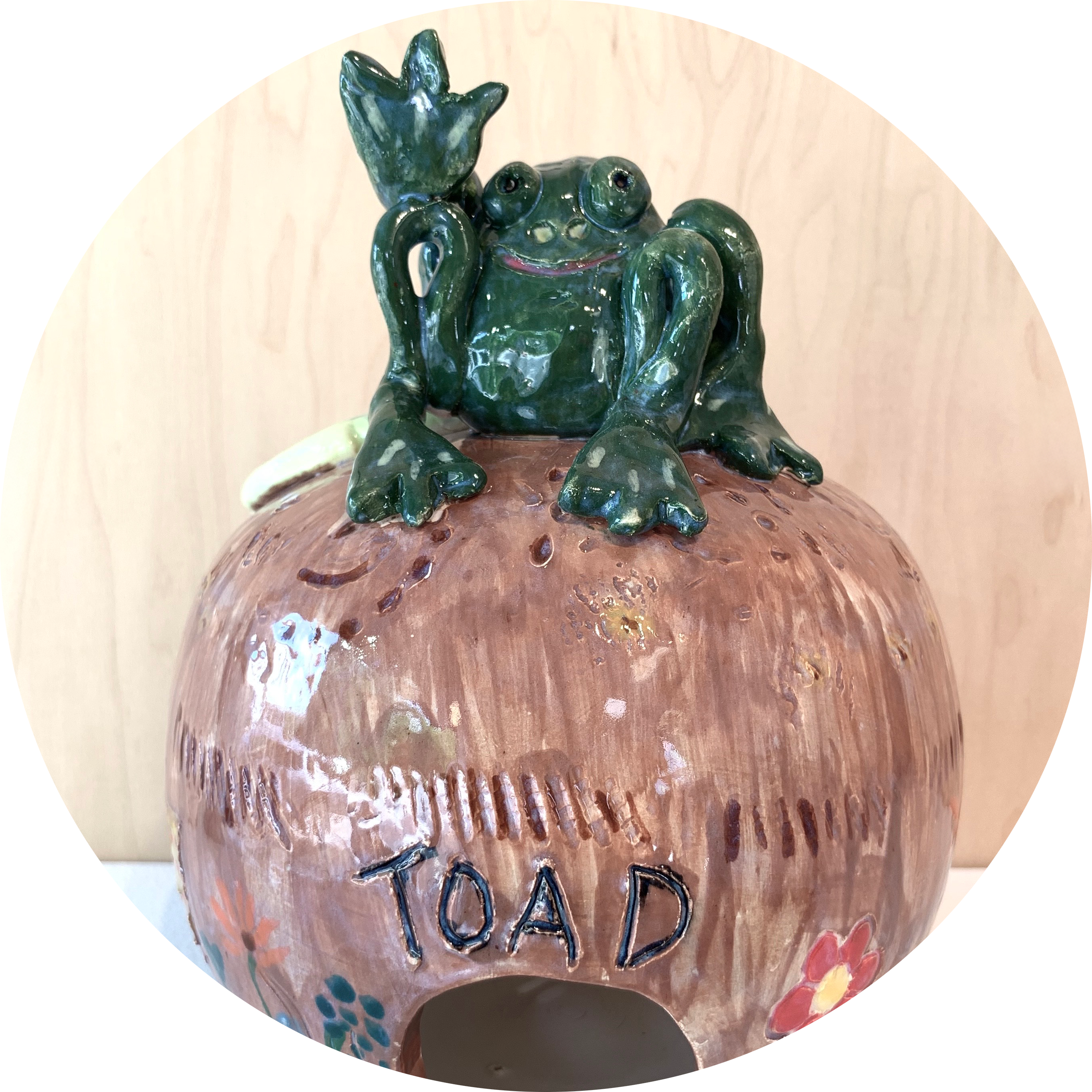 Eco-Art Workshop: Toad Abodes at Broadway Clay - logo